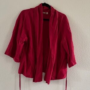 HOLDING HORSES Vibrant Red Garment